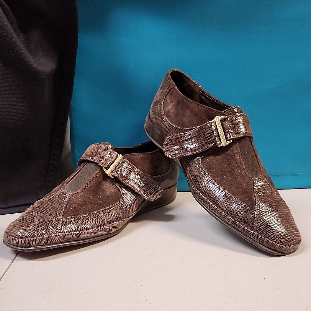 Amalfi 7 Narrow Brown Leather Loafer - Vintage